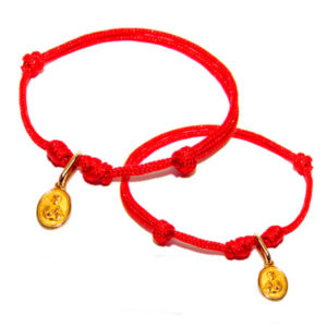 Pulseras protectoras rojas