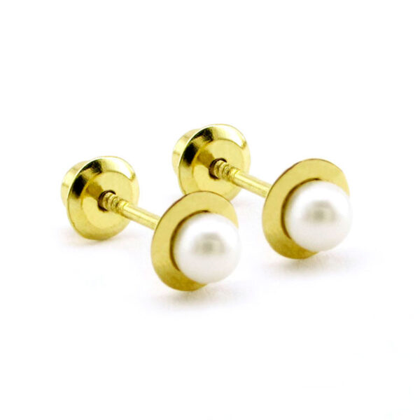 aretes de oro 18k para bebés