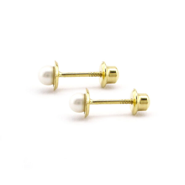 aretes de oro 18k para bebés