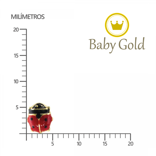 aretes de oro 18k para bebés