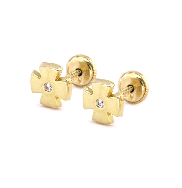 aretes de oro 14k para niñas