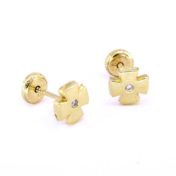 aretes de oro 14k para niñas
