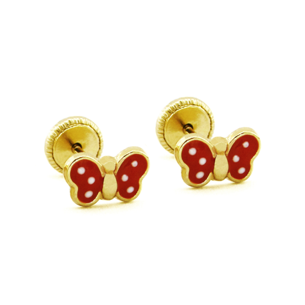 aretes de oro 18k para bebés