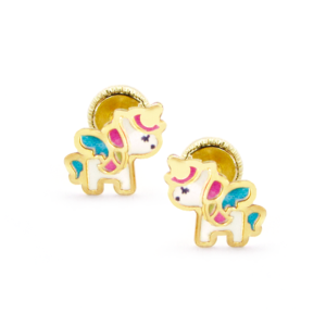 aretes de oro 18k para bebés