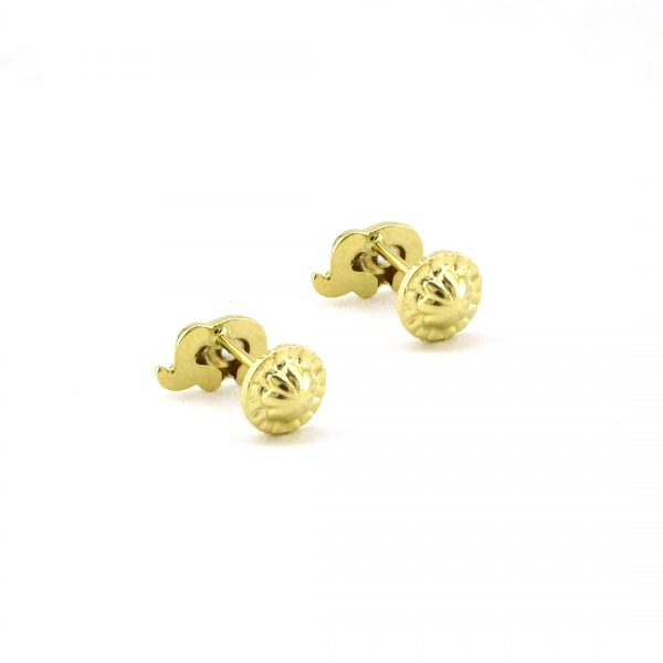 aretes de oro 18k para bebés