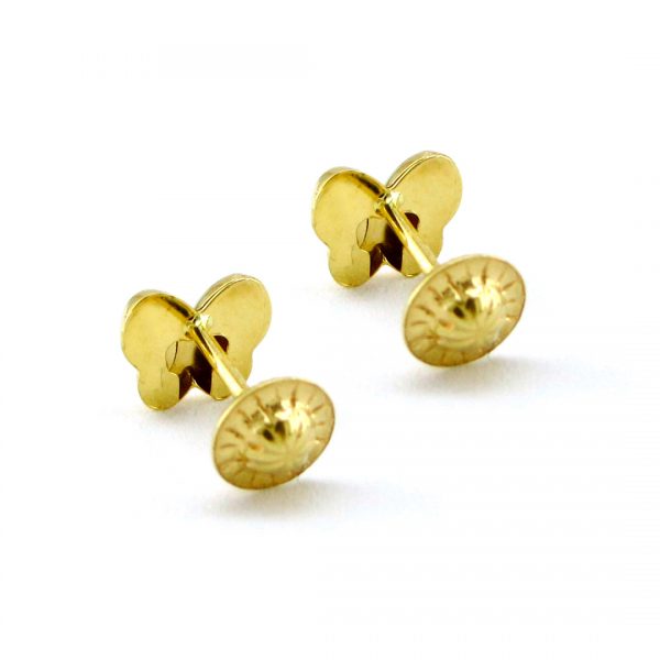 aretes de oro 18k para bebés