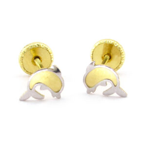 aretes de oro 18k para bebés