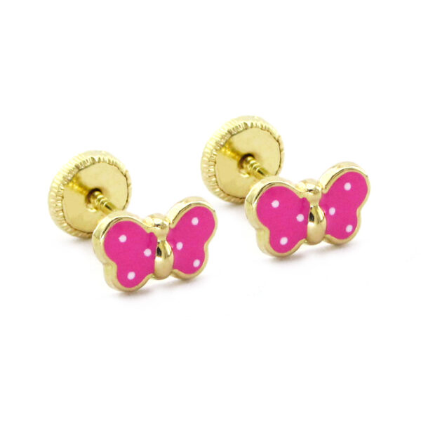 aretes de oro 18k para bebés