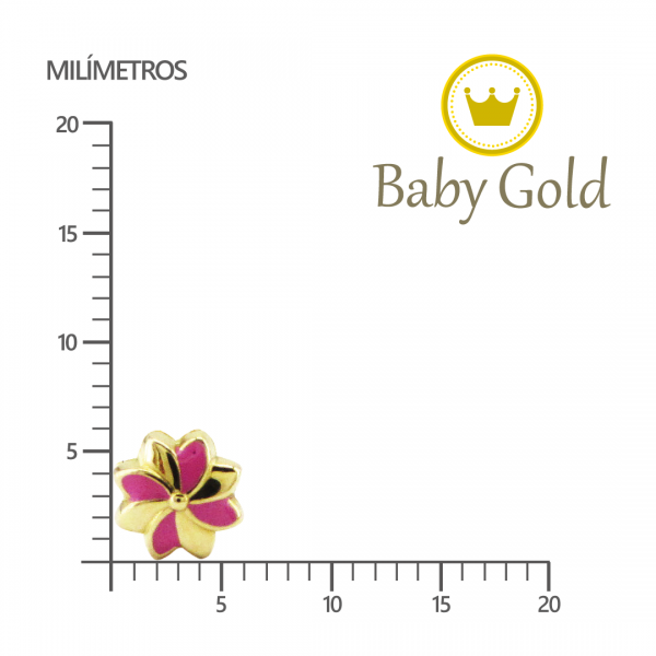 aretes de oro 18k para bebés
