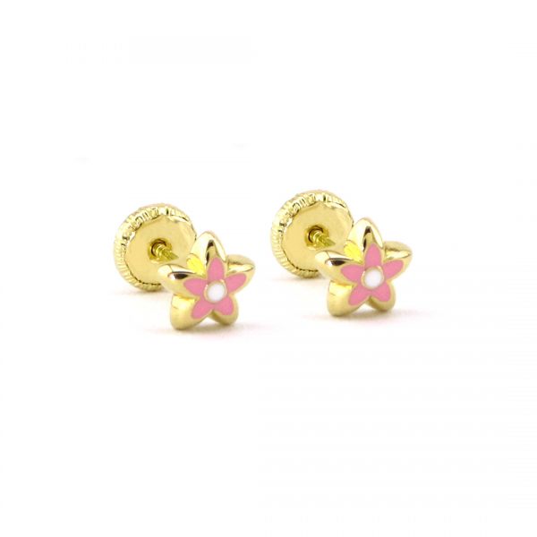aretes de oro 18k para bebés