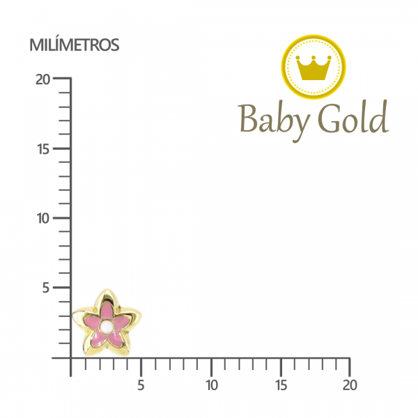aretes de oro 18k para bebés